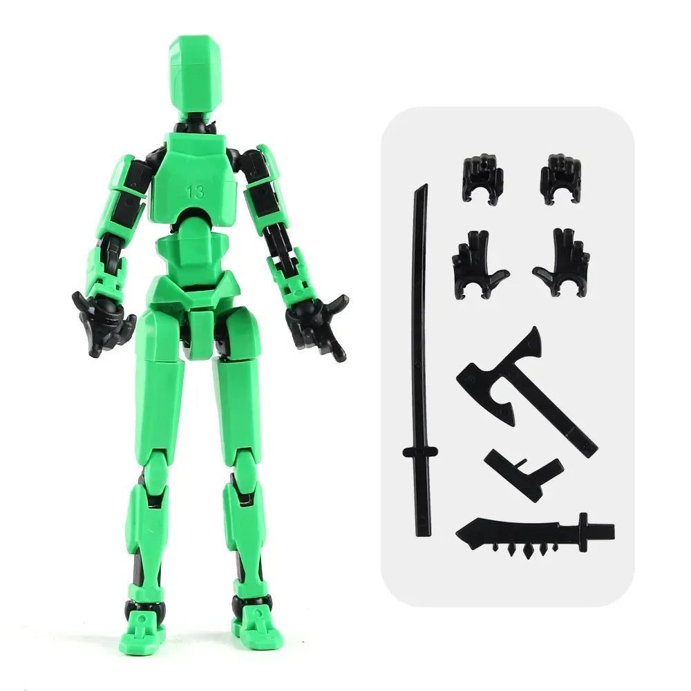 3D Printed Multi-Jointed Transforming Robot Action Figure