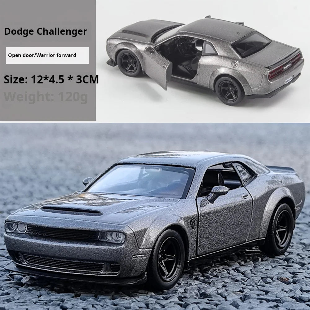 1:32 Dodge Charger 1970 Alloy Pull-Back Toy Car