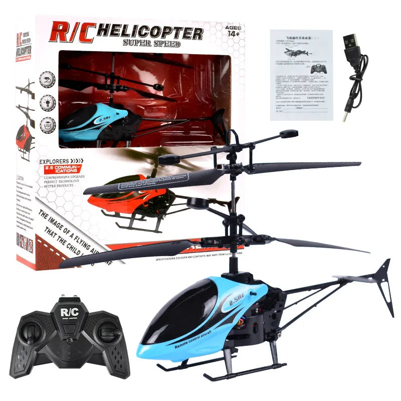 2-Channel Remote Control Mini Helicopter Toy