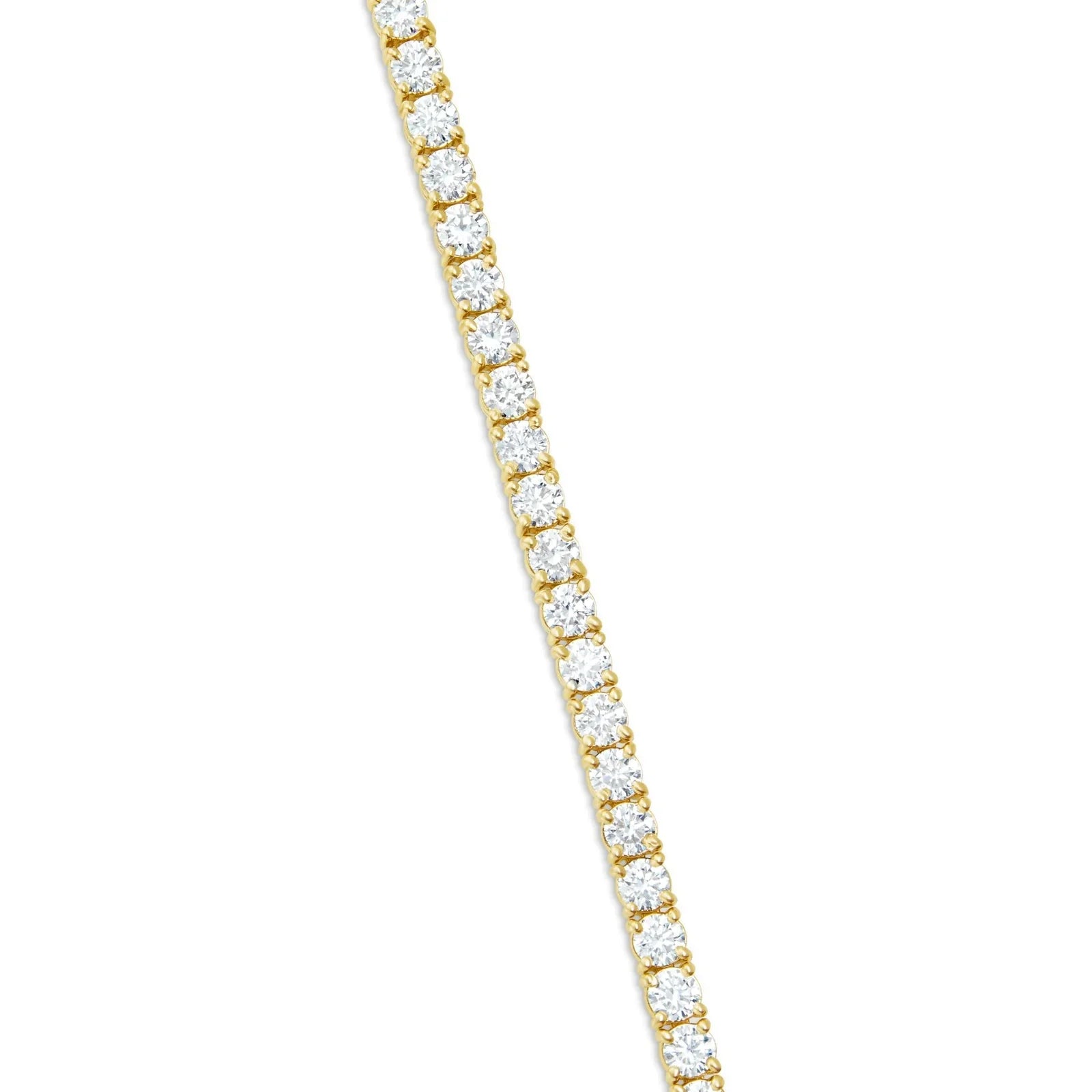 Diamond Tennis Bracelet | 14K Yellow Gold | 3 Color Variant Options | CT and MM Options Available