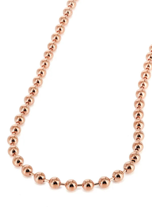 Dog Tag Chain 14K - Rose Gold