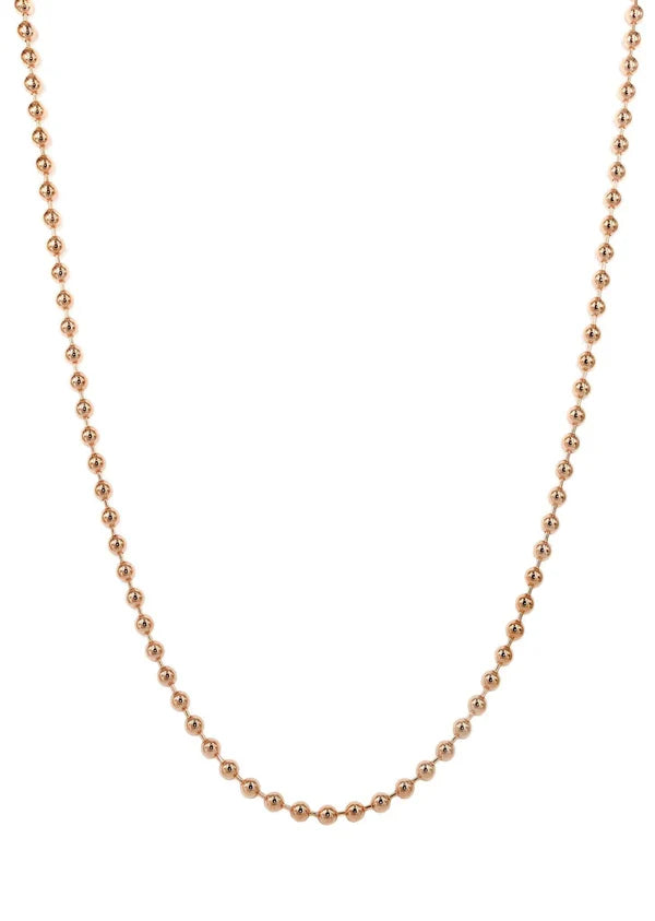 Dog Tag Chain 14K - Rose Gold
