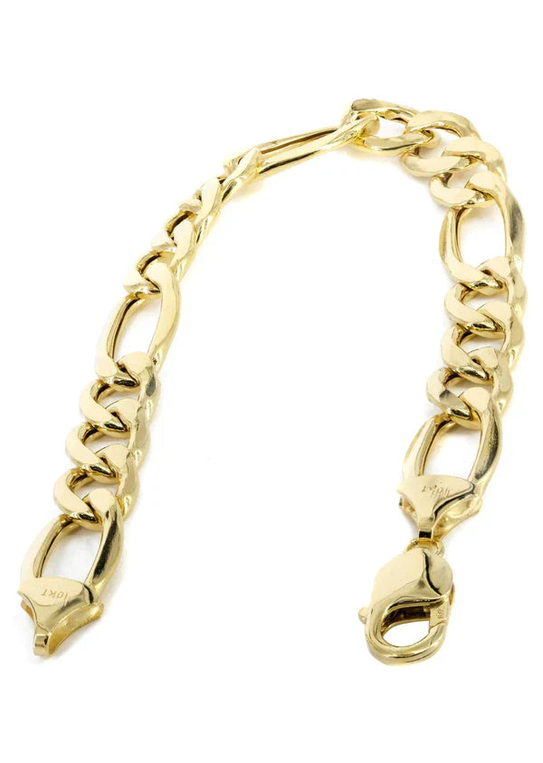Hollow Figaro Bracelet  10K/14K - Yellow Gold