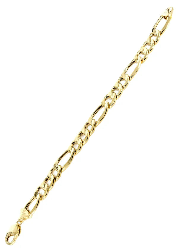 Hollow Figaro Bracelet  10K/14K - Yellow Gold