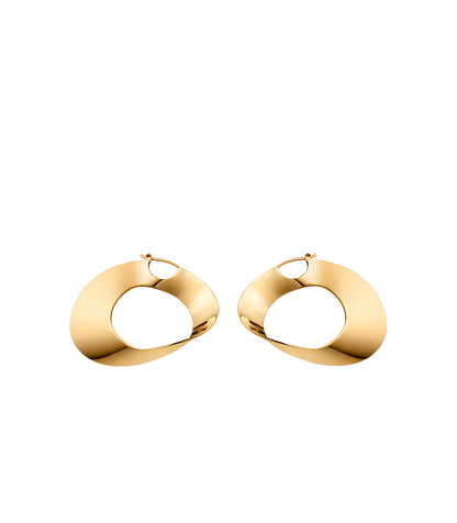 Éole Hoop Earrings - 24 carat gold gilded