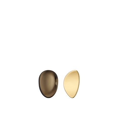 Naé Stud Earrings - Smoked glass