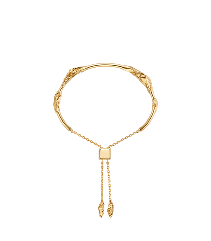 Eroz Bangle - 24 carat gold gilded