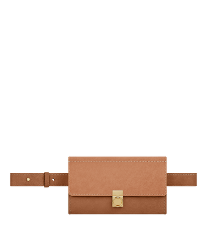 Numéro Sept Belt - Textured Duo Camel