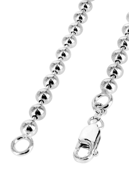Dog Tag Chain 10K/14K - White Gold
