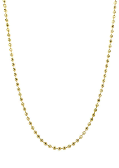 Dog Tag Chain 10K/14K - Yellow Gold