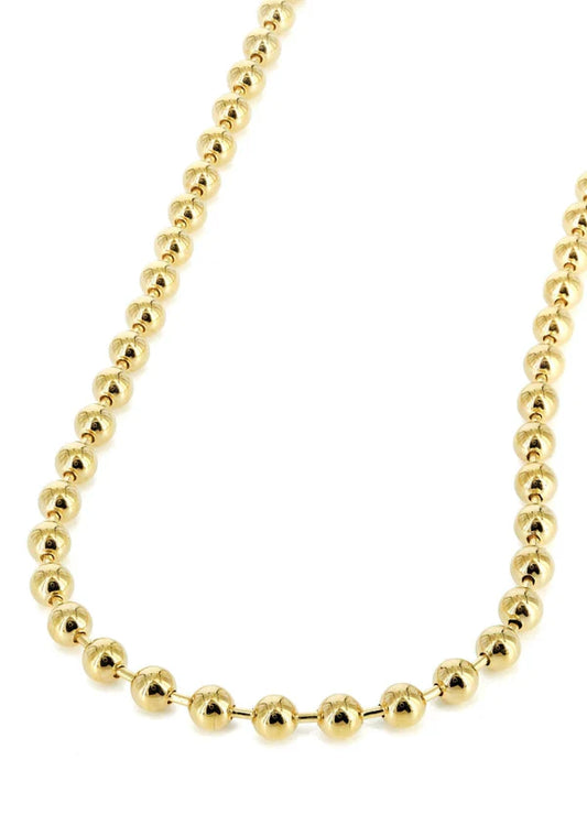 Dog Tag Chain 10K/14K - Yellow Gold
