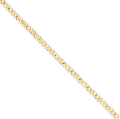 10K Gold Diamond Cuban Bracelet | 3 Color Option Available